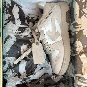 Off-White Beige Sneakers